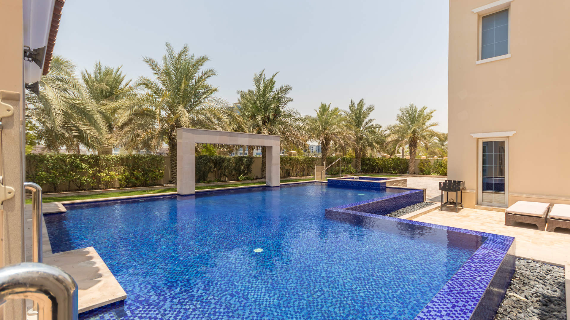 Elegant 7-bedroom villa exterior in Polo Homes, Arabian Ranches, for sale