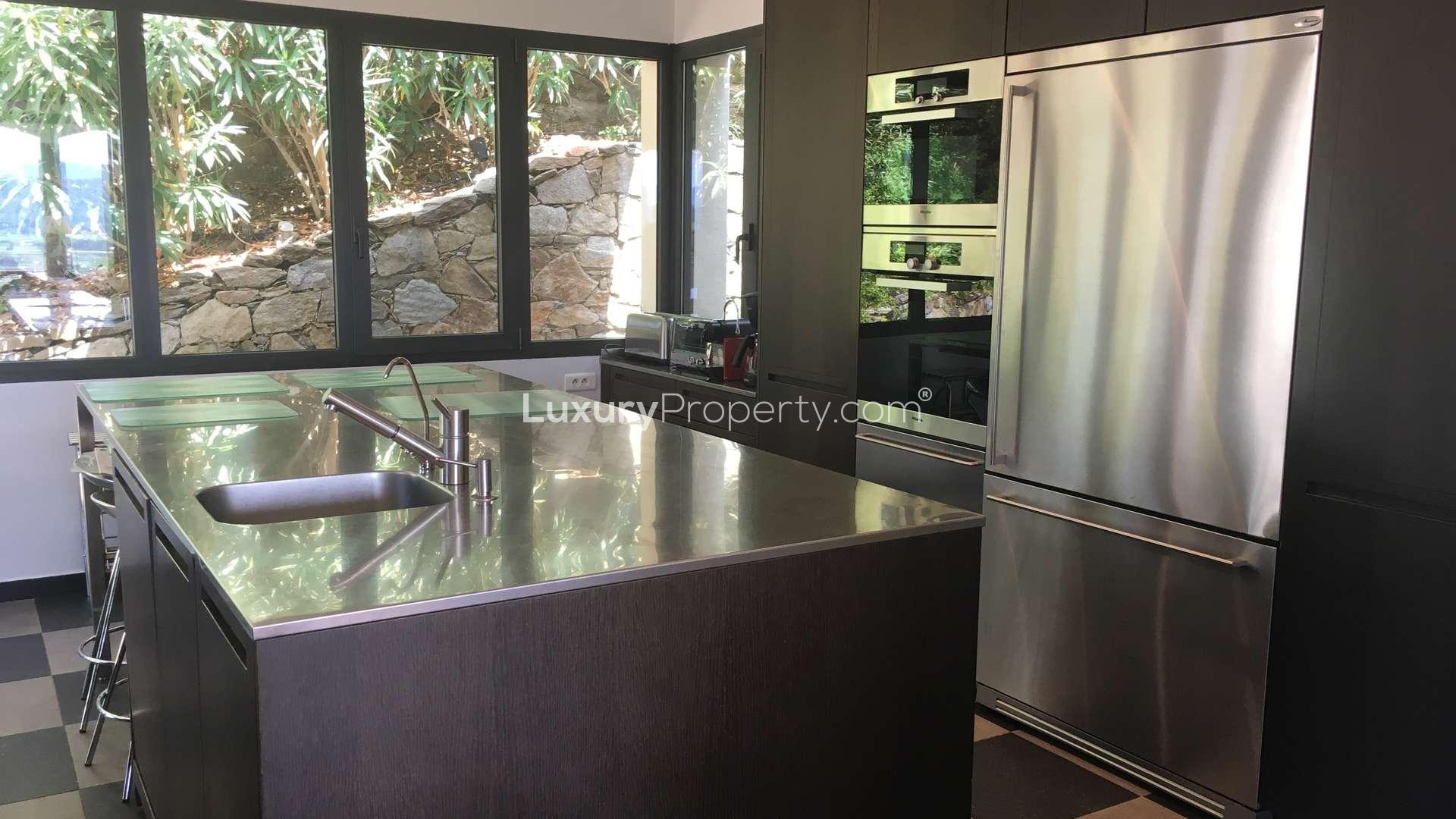 Outdoor pool with scenic view at 7-bedroom villa in Ramatuelle, St. Tropez