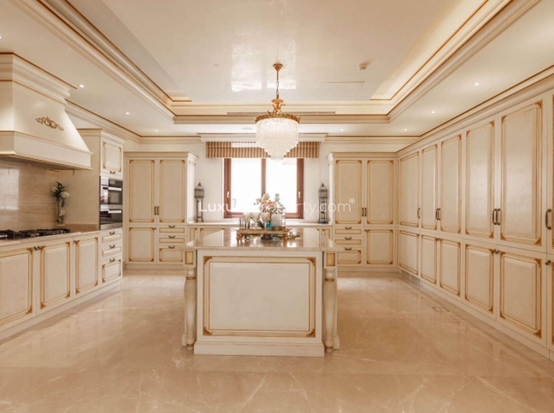 Luxurious kitchen in custom-built 7-bedroom villa, Wildflower, Jumeirah Golf Estates, Earth community