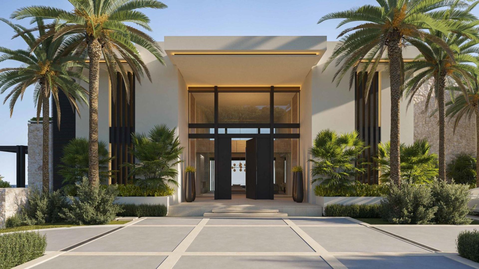 Luxurious 8-bedroom villa with pool in La Zagaleta, Marbella, surrounded by lush greenery