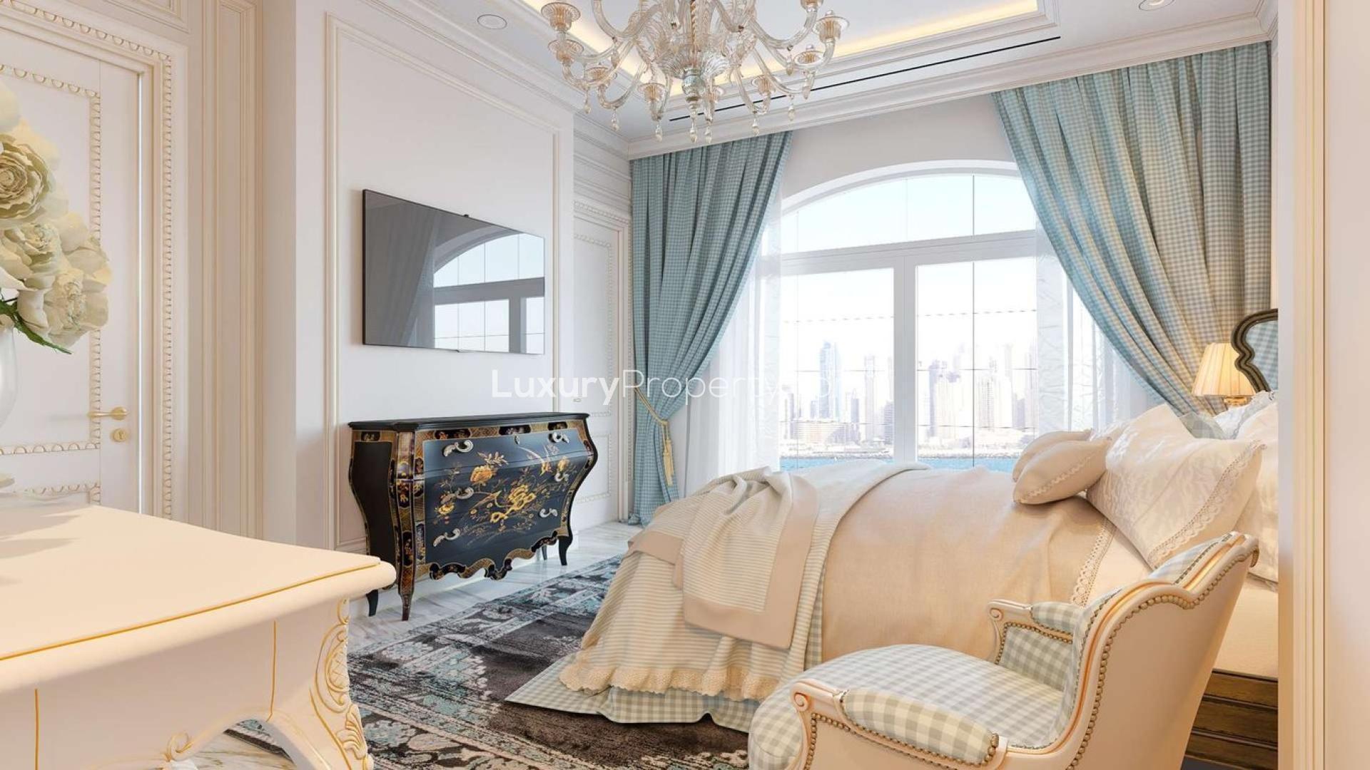 Luxurious living room in 8-bedroom penthouse, XXII Carat, Palm Jumeirah, Dubai