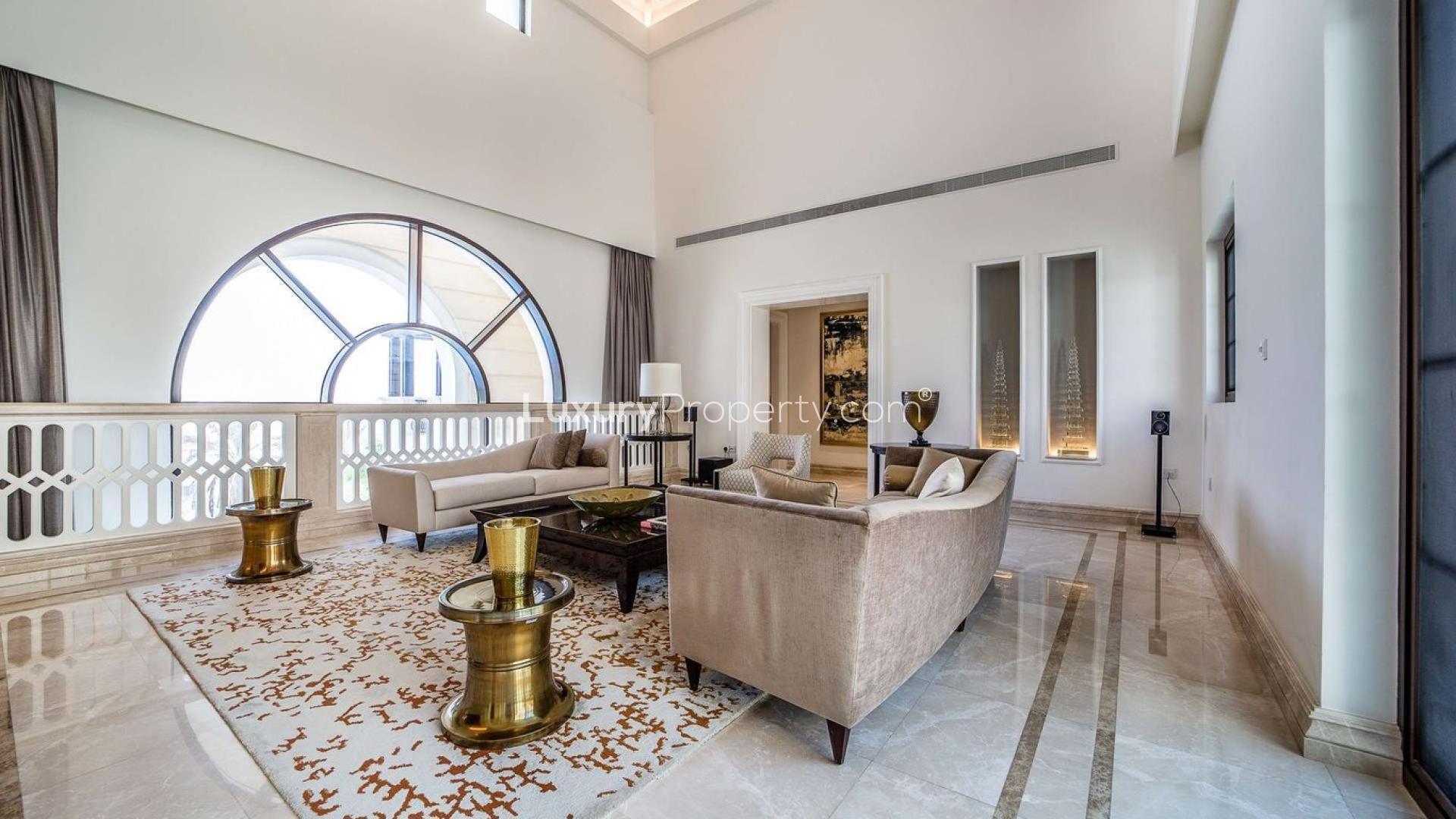 Elegant dining room in Mediterranean mansion, District One, Mohammed Bin Rashid City villa