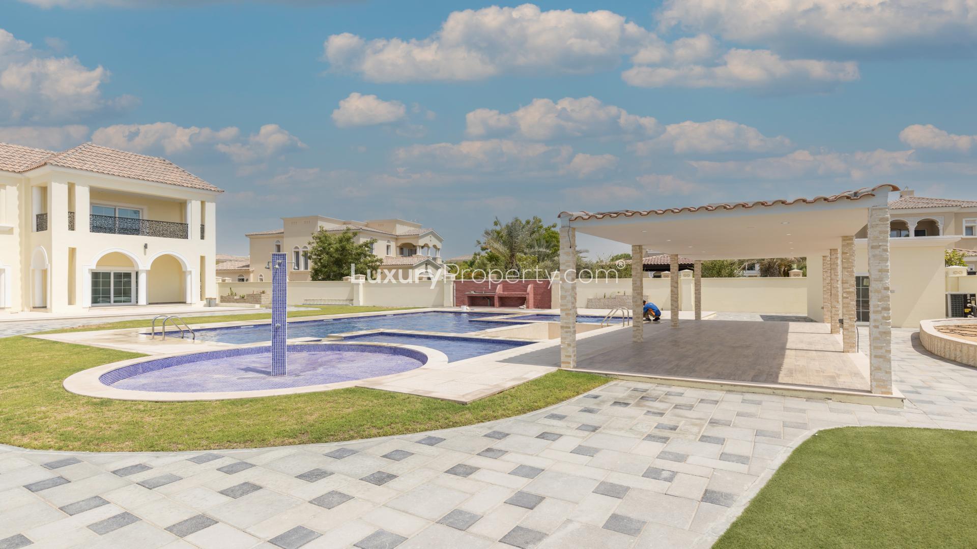 Luxurious 8-bed villa with pool and patio in Arabian Ranches, Polo Homes community