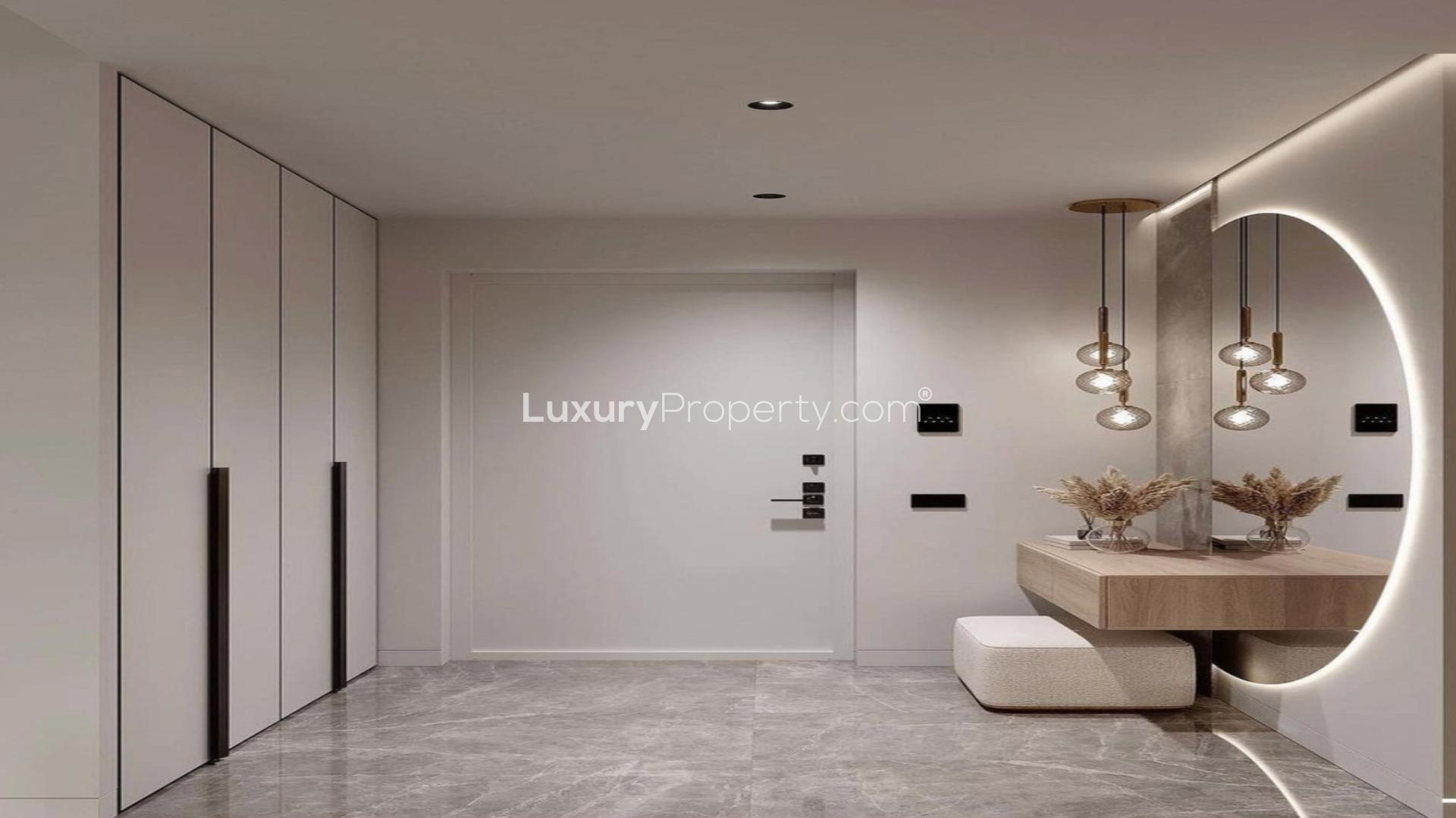 Modern hallway with sleek lighting in Jumeirah Islands villa, Mediterranean Clusters, LP44248