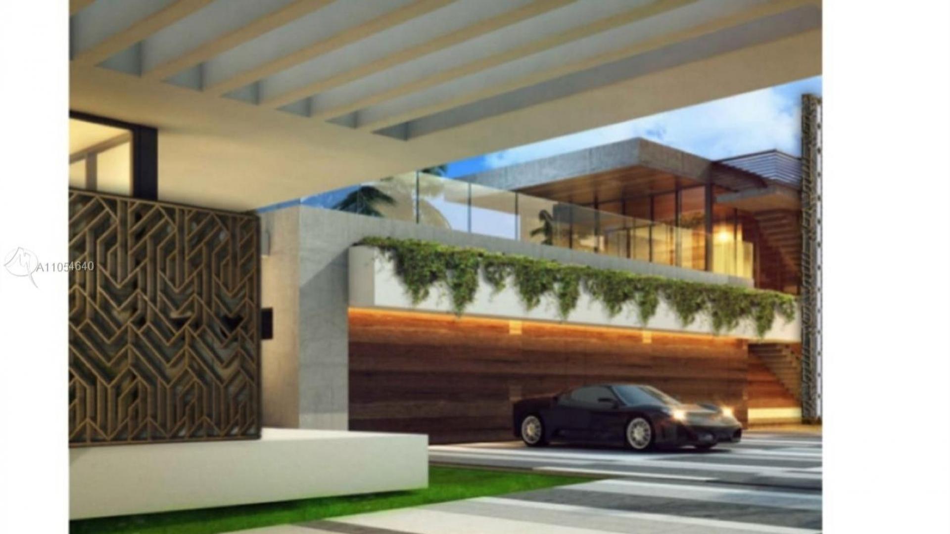 Luxury 9-bedroom villa with waterfront view at 130 Palm Ave, Miami, for sale