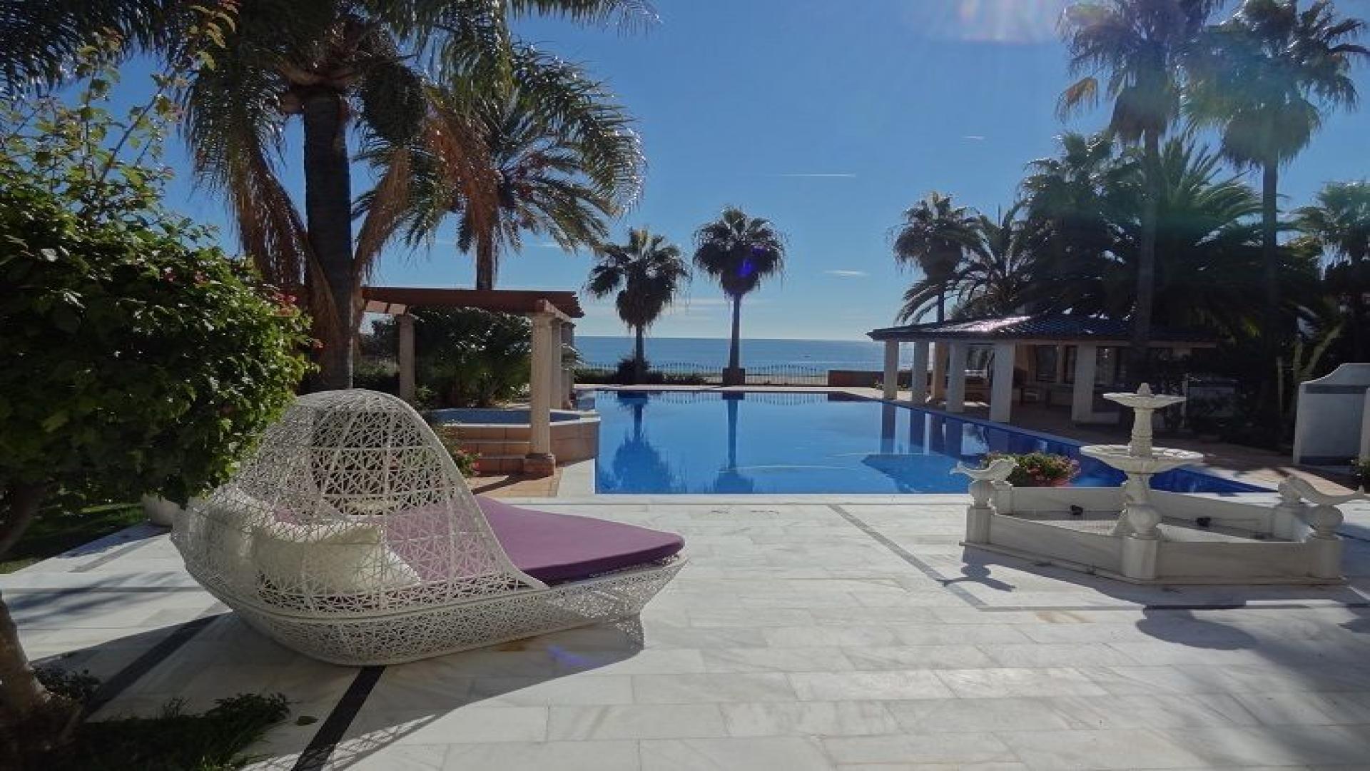 Coastal view from 5-bedroom villa for sale in Estepona, Málaga, Spain