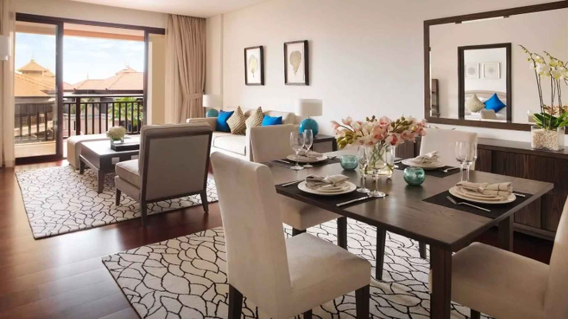 Luxury one-bedroom apartment with sea view in Anantara Residences, Palm Jumeirah