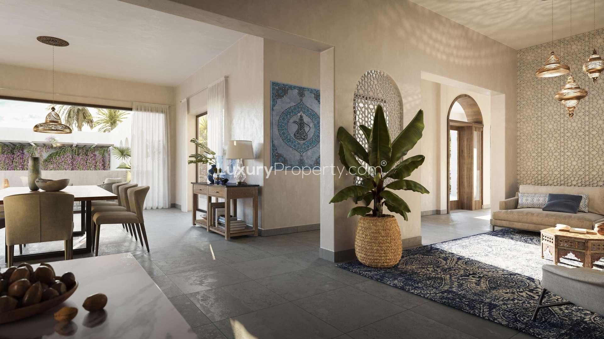 Luxurious 5-bed villa with lush gardens in Al Jurf's Joud Villa community for sale