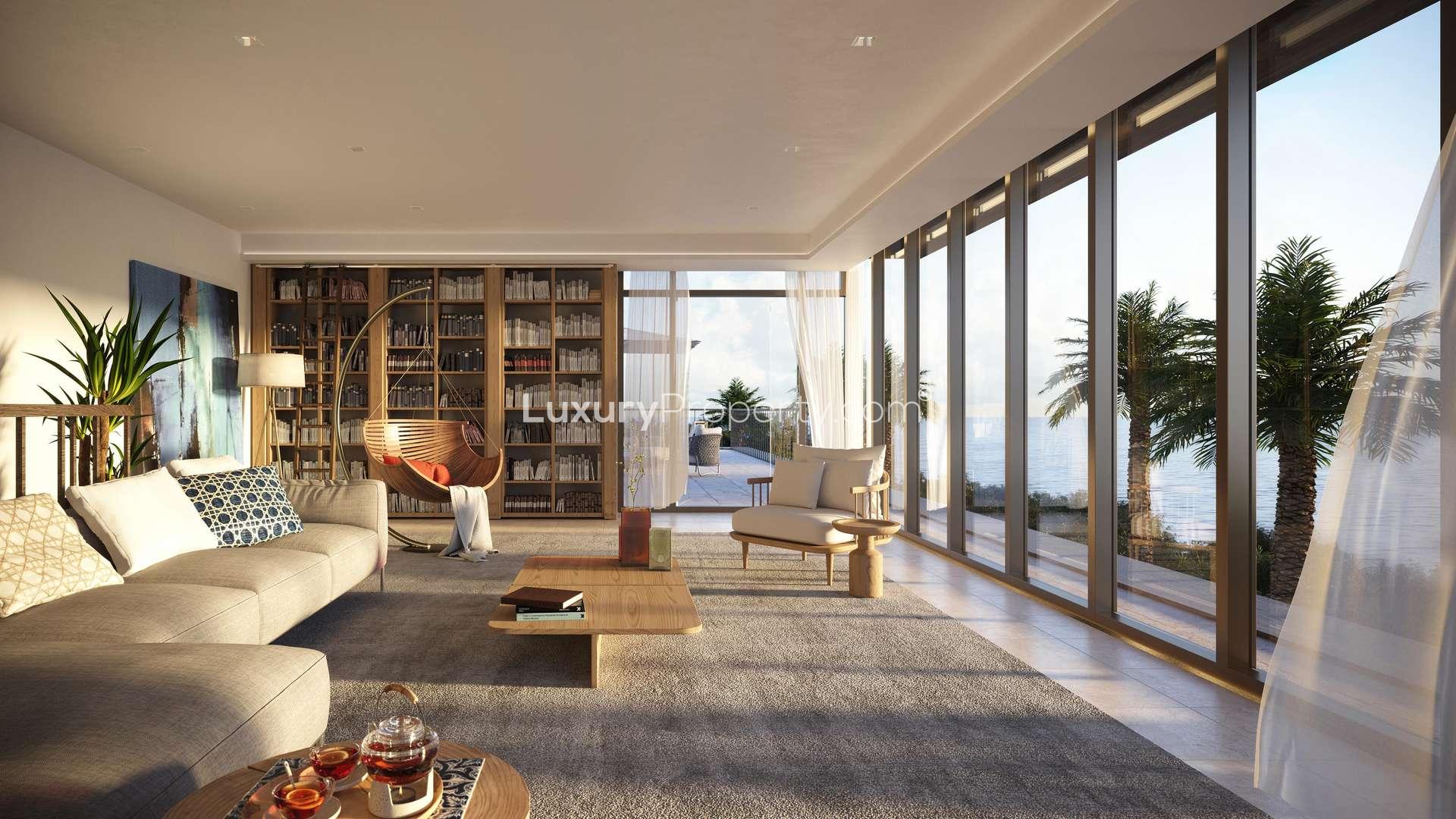 Modern kitchen and dining area in Budoor Villa, Al Jurf Gardens, Abu Dhabi