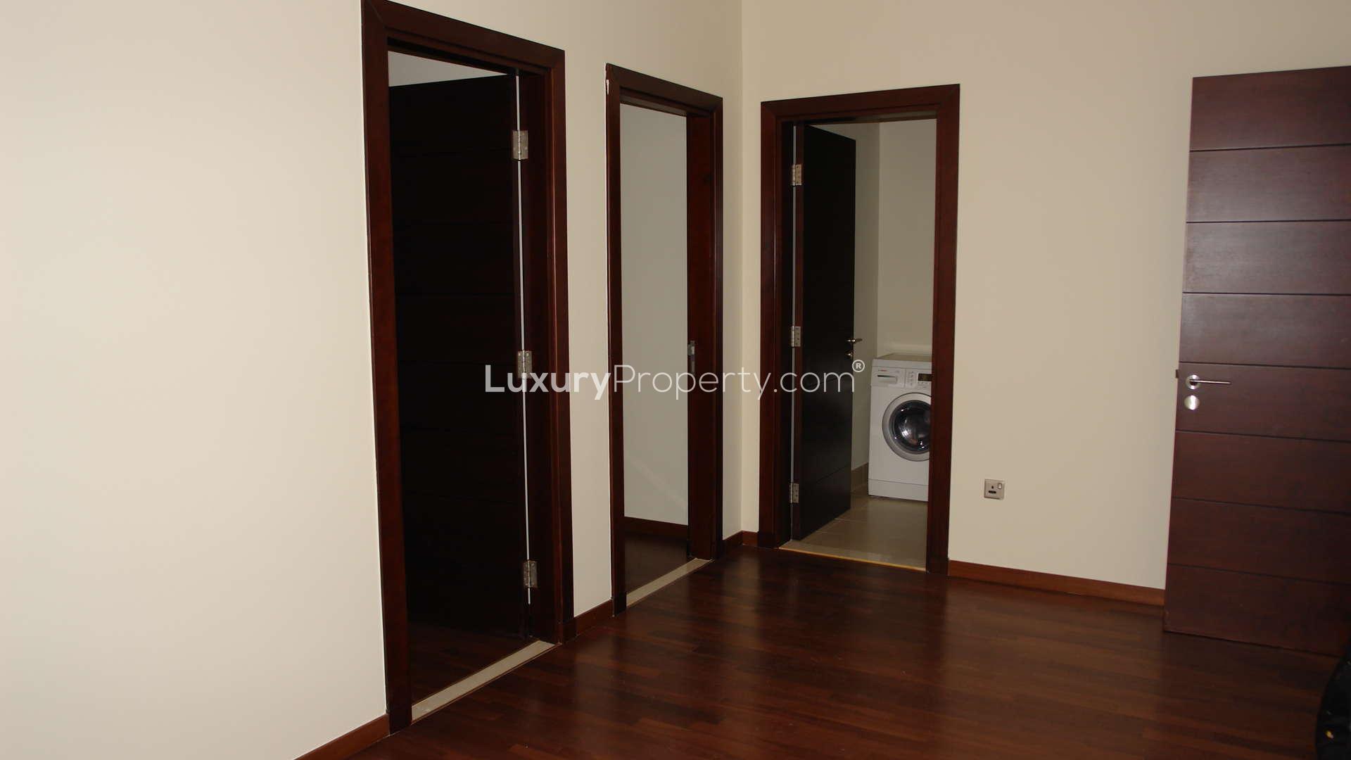Laundry room with washing machine in Tiara Residences, Palm Jumeirah apartment for sale