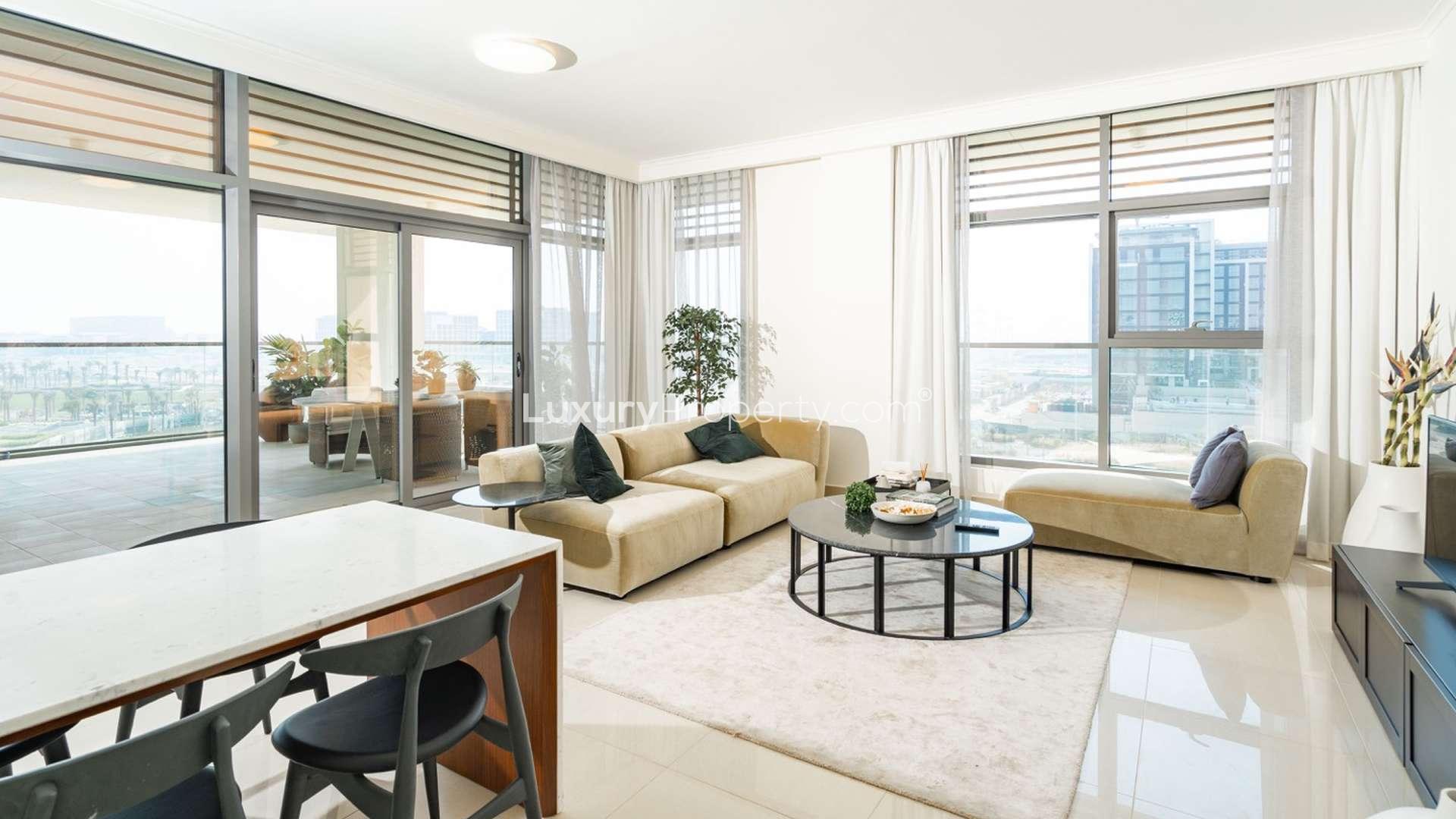 Elegant apartment building with pool at Mulberry, Dubai Hills Estate, for sale