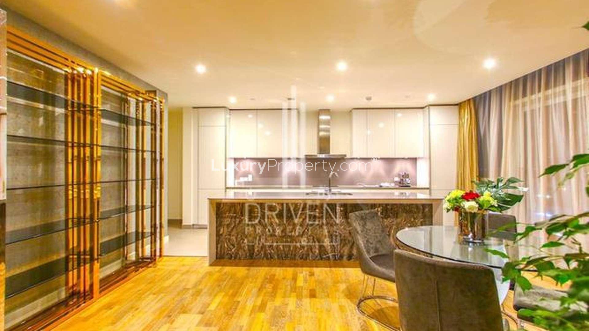 Modern kitchen and dining area in upgraded City Walk penthouse, Building 10