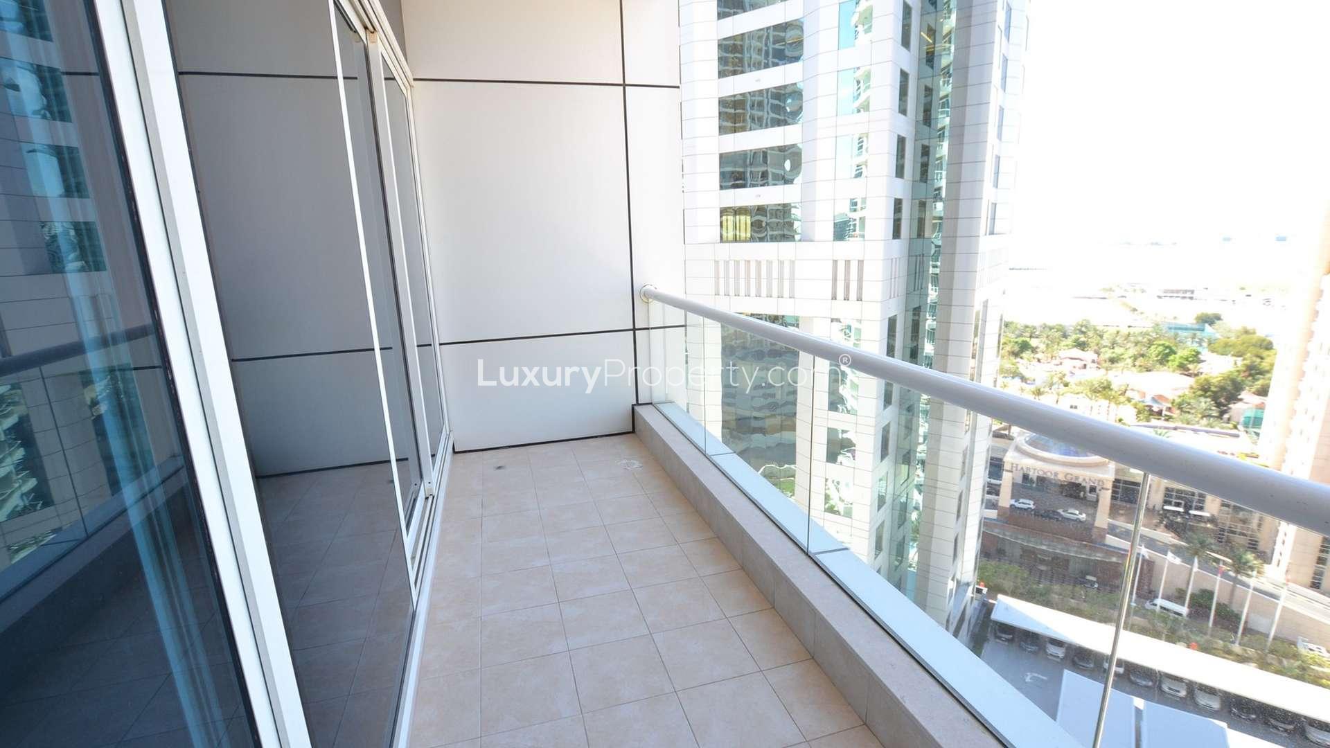 Hallway view inside 2-bedroom apartment in Botanica Tower, Dubai Marina for rent