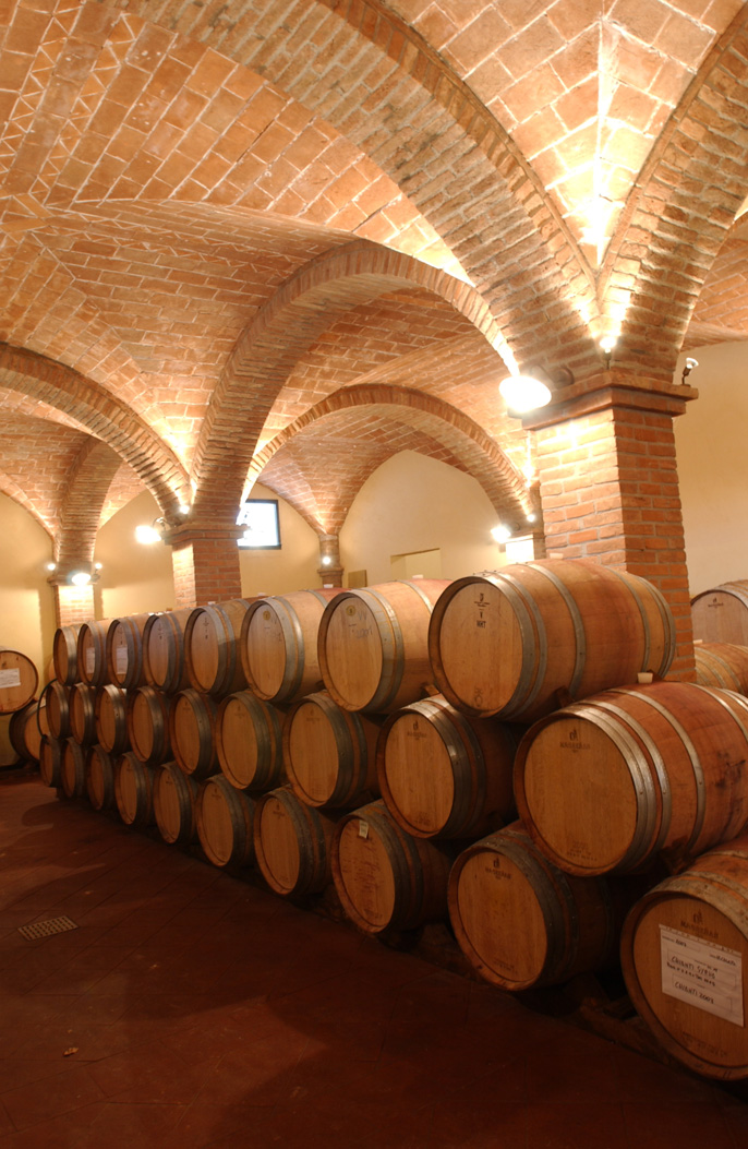 Vineyard view at 7-bedroom villa, Beautiful Winery, Florence Tuscany, for sale