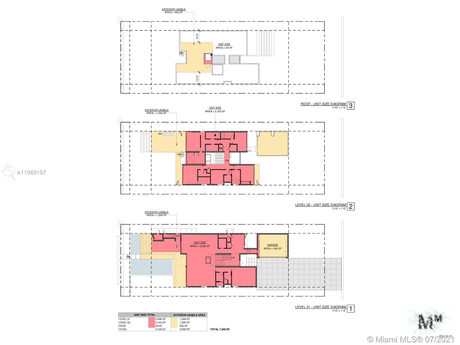 Modern six-bedroom Miami Beach villa with pool, palm trees, and spacious outdoor area