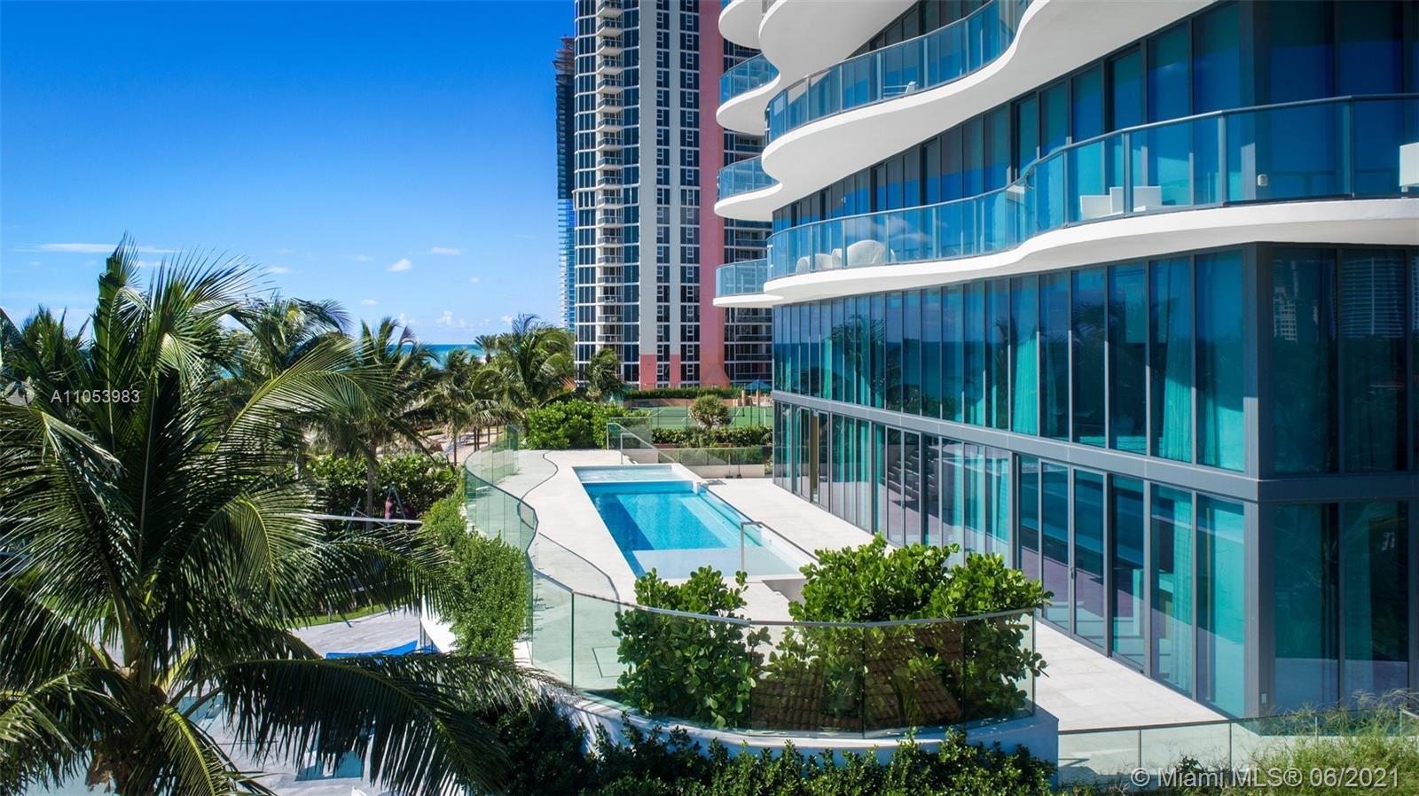 Modern beachfront villa with stunning ocean views in Sunny Isles Beach, Miami, Florida