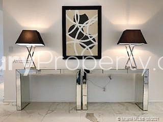 Luxurious oceanfront villa living room with sea views, Miami, Florida