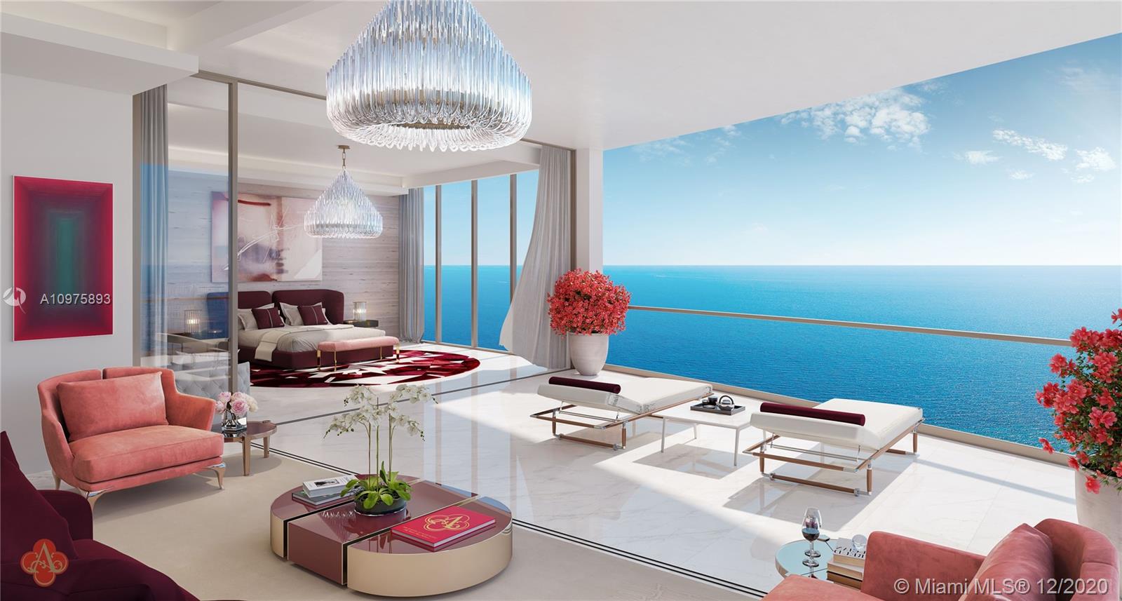 Luxurious Miami villa bathroom with ocean view, marble finishes, and modern fixtures