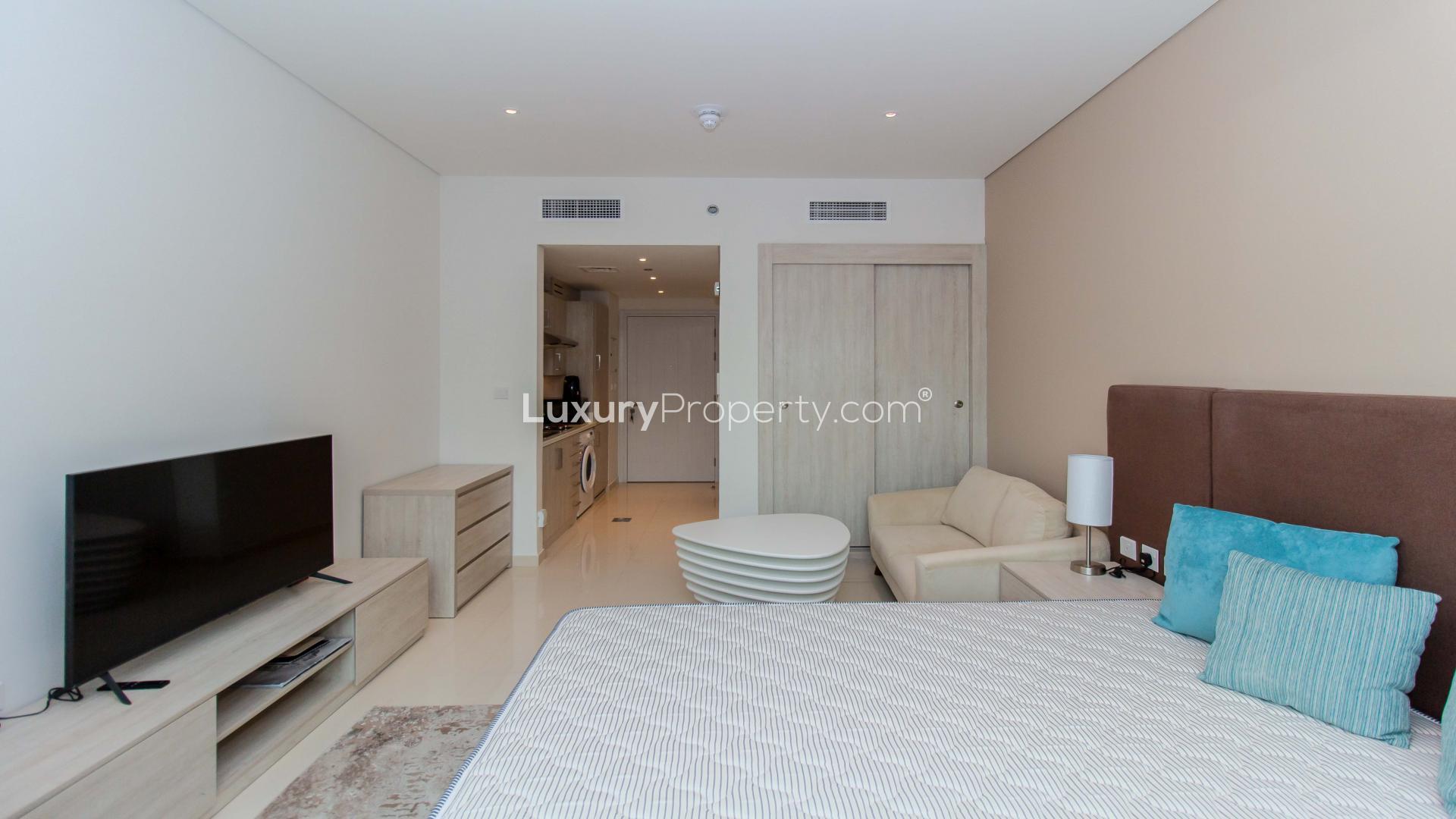 Brand new modern studio apartment with city view in Seven Palm, Palm Jumeirah