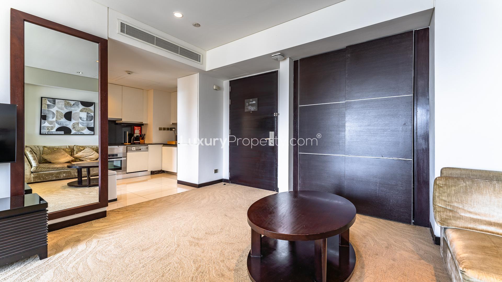 Dubai Marina skyline view from JW Marriott Hotel Marina apartment for sale