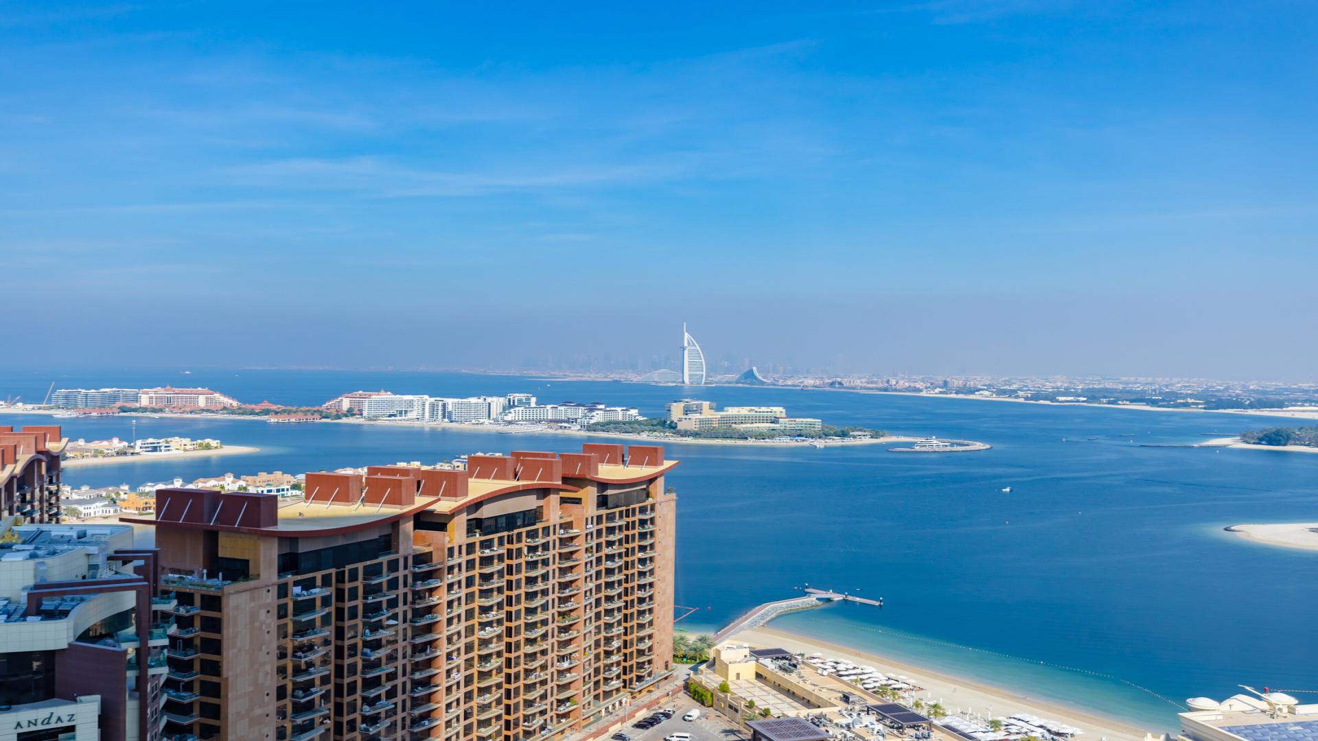 Brand new Palm Tower studio with stunning sea view, fully furnished, high returns investment