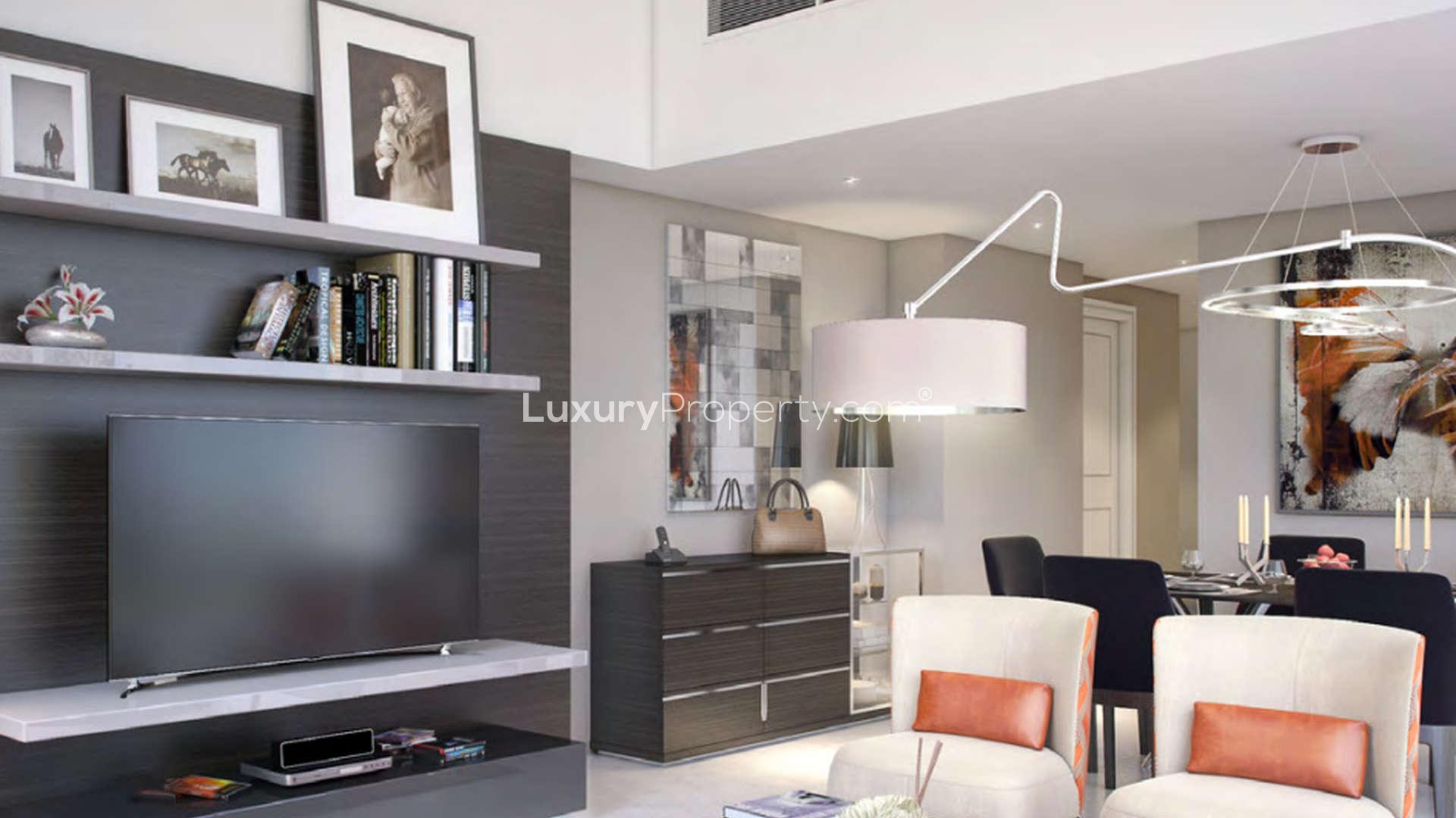 Luxury studio apartment view at Navitas Hotel & Residences, Akoya Oxygen, Dubai Land