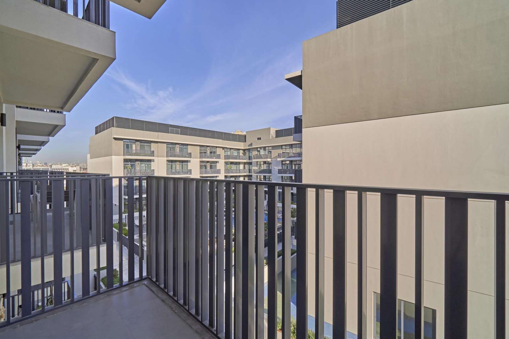 Luxury studio apartment with balcony in Belgravia 2, Jumeirah Village Circle, for rent