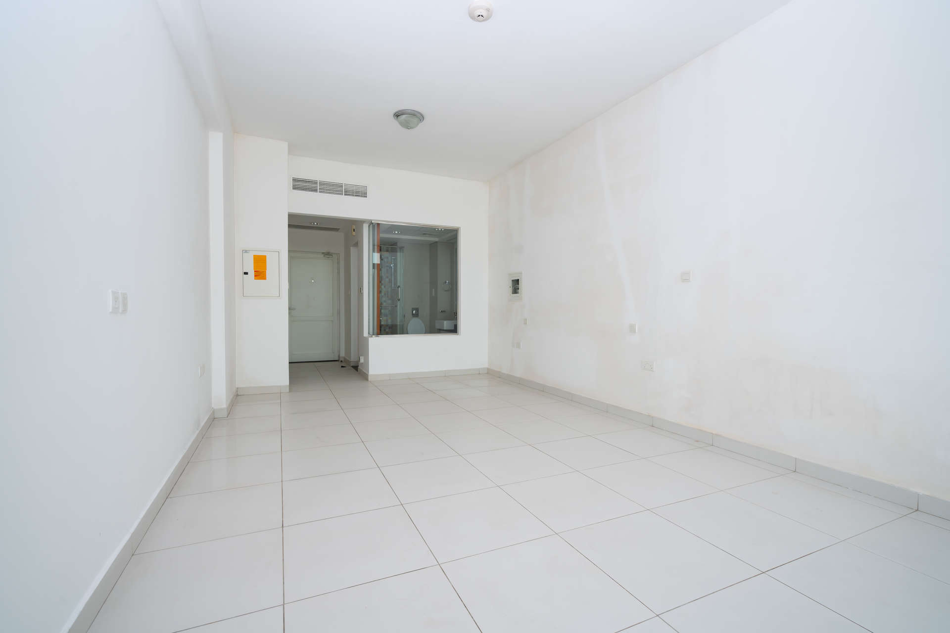 Sea view from studio apartment balcony in Palm Views East, Palm Jumeirah, Dubai