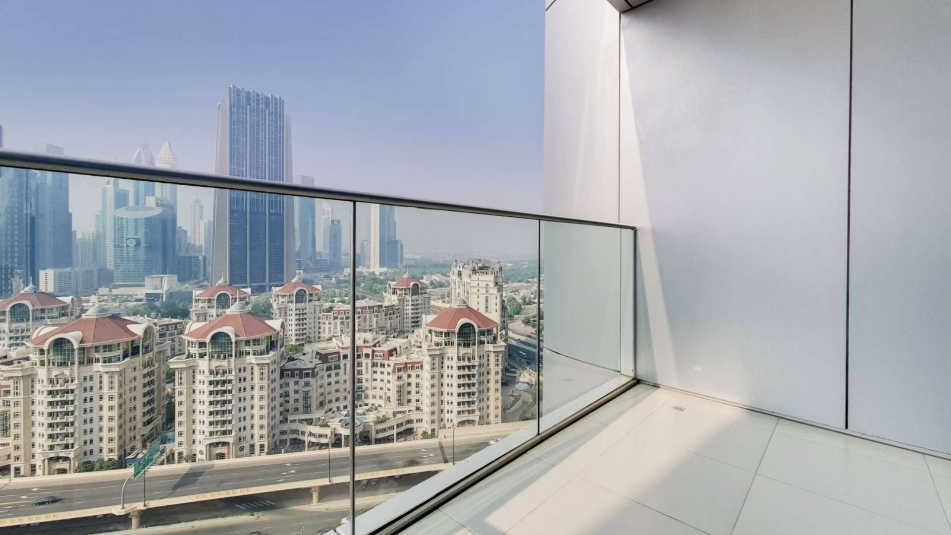 Modern kitchen in serviced studio apartment, The Address The BLVD, Downtown Dubai for rent