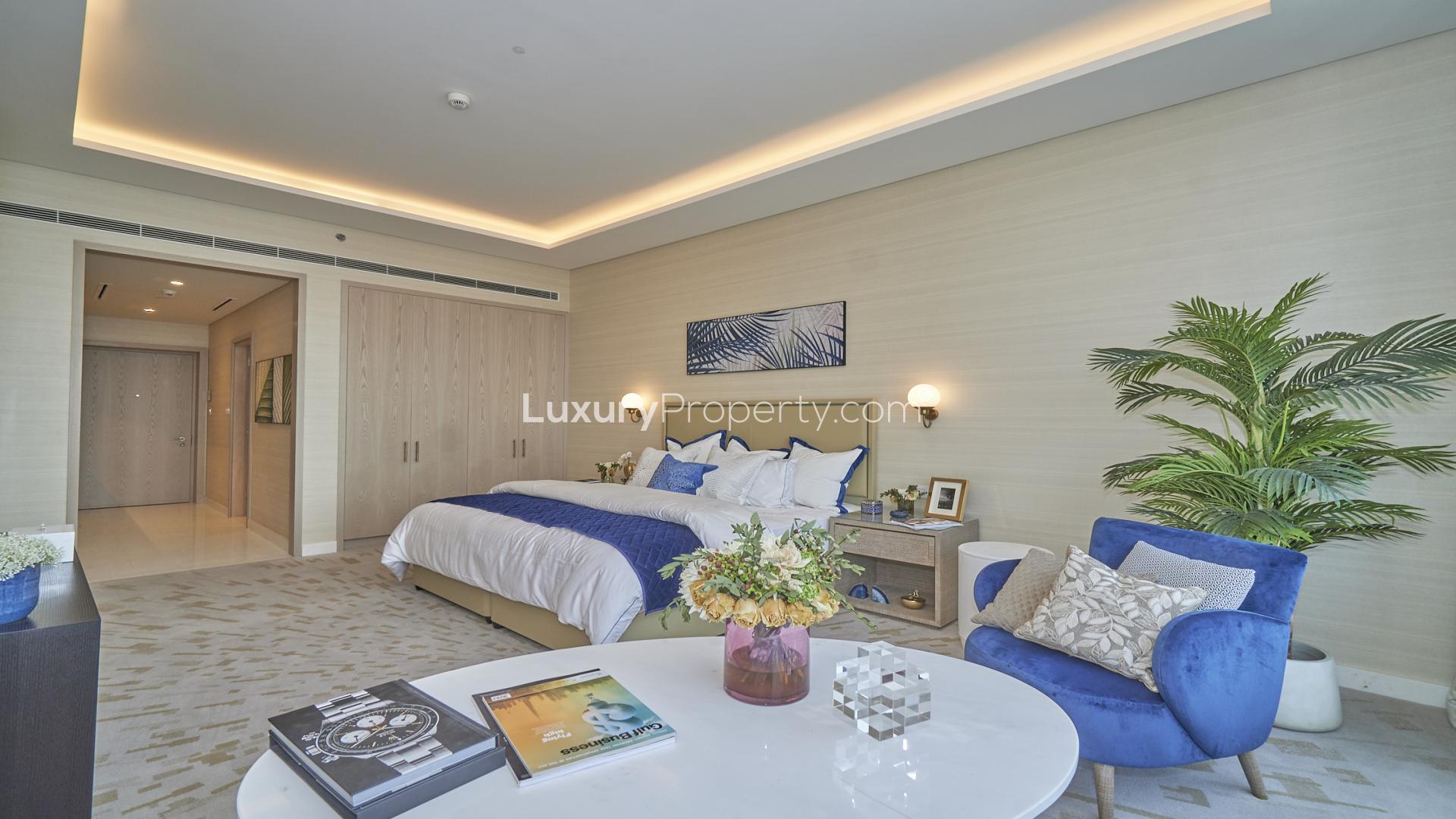 Luxurious furnished studio with Burj view in Palm Tower, Palm Jumeirah apartment for rent