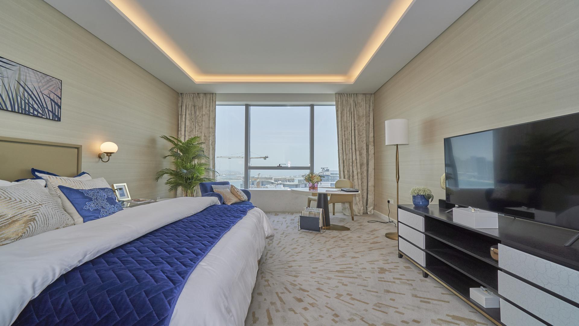 Boutique studio interior with ocean view, Palm Tower, Palm Jumeirah apartment for rent