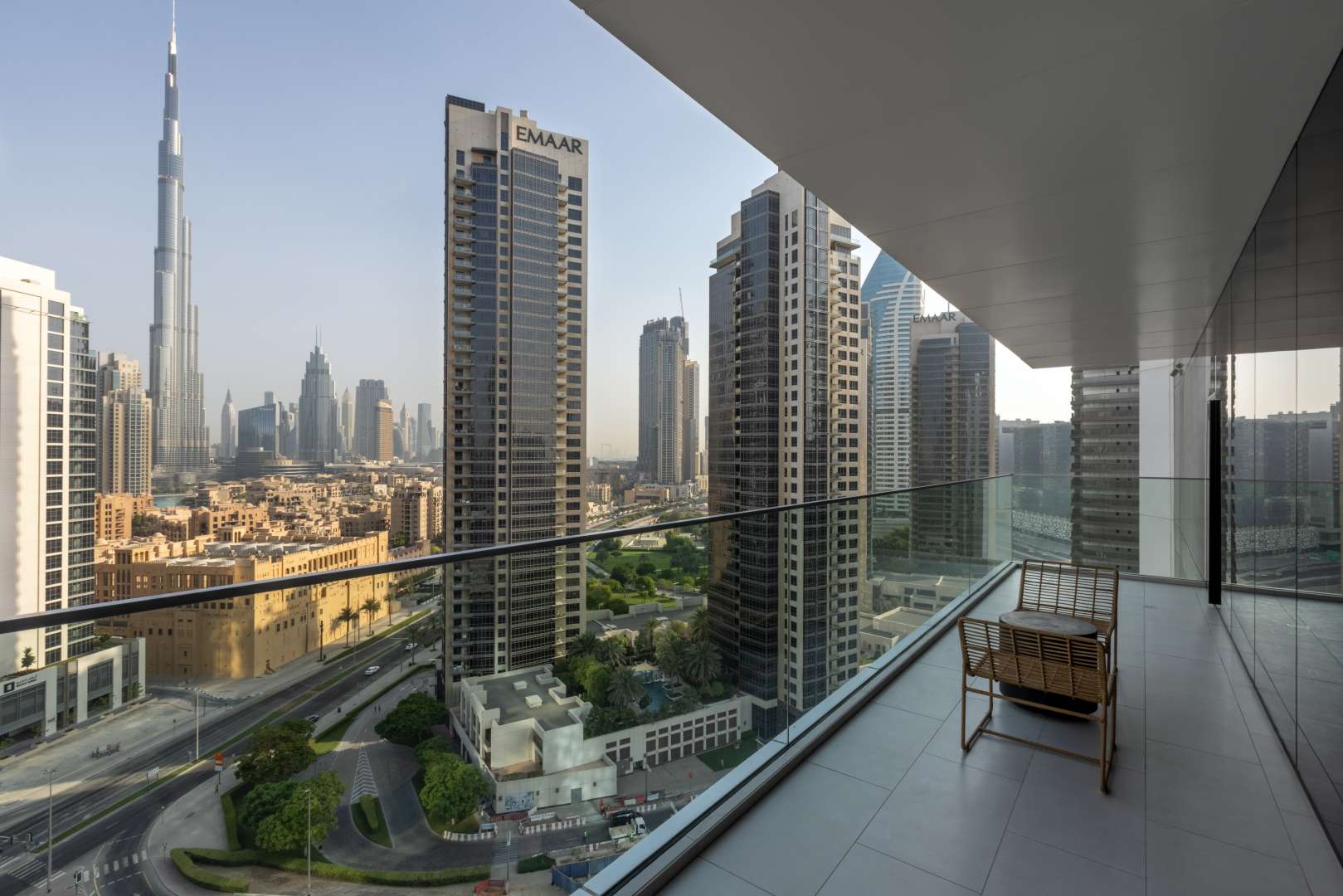 Contemporary studio apartment with modern interior, near Dubai Canal in Marquise Square Tower