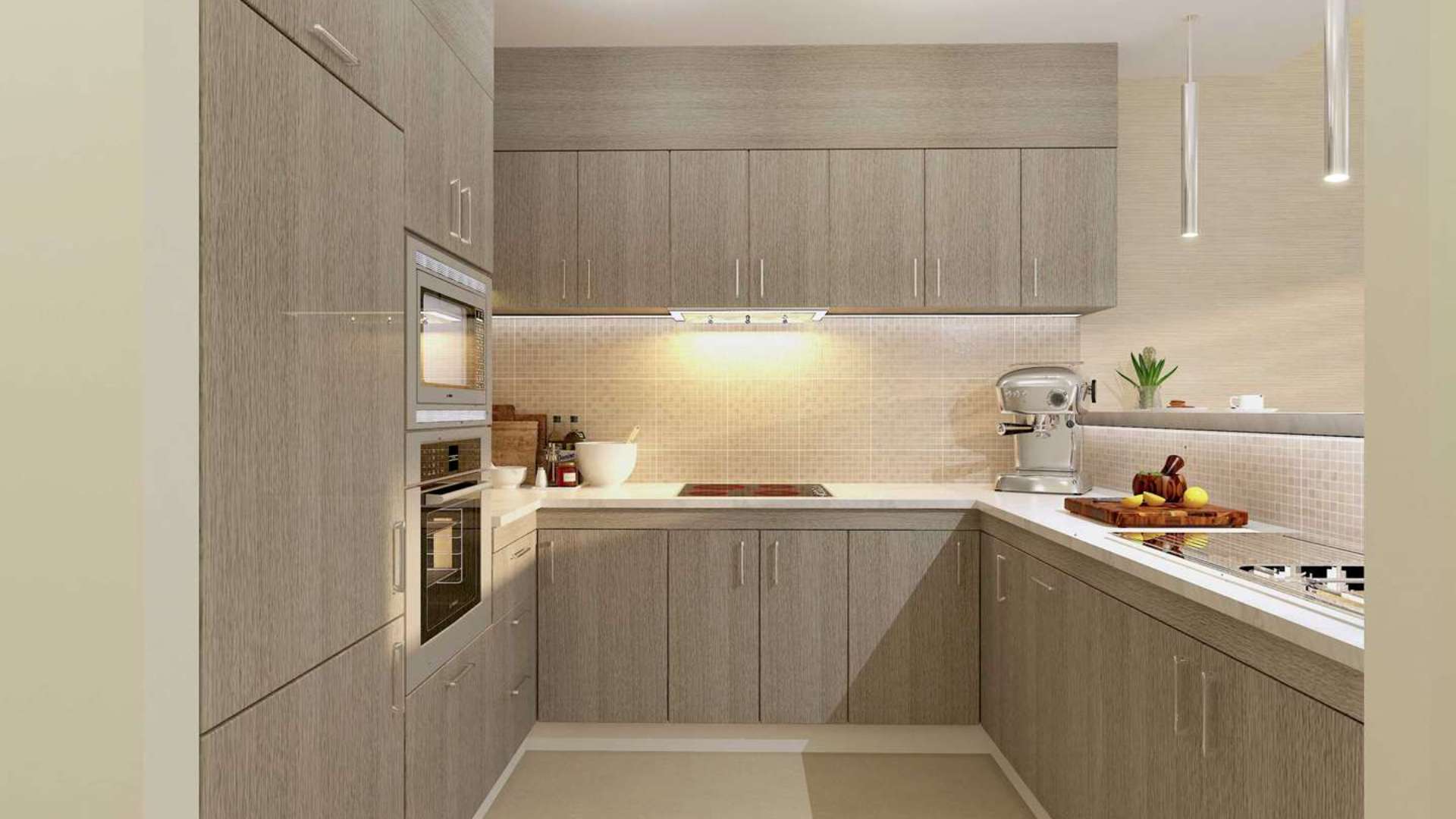 Marina-facing view from luxury studio apartment in Seven Palm, Palm Jumeirah