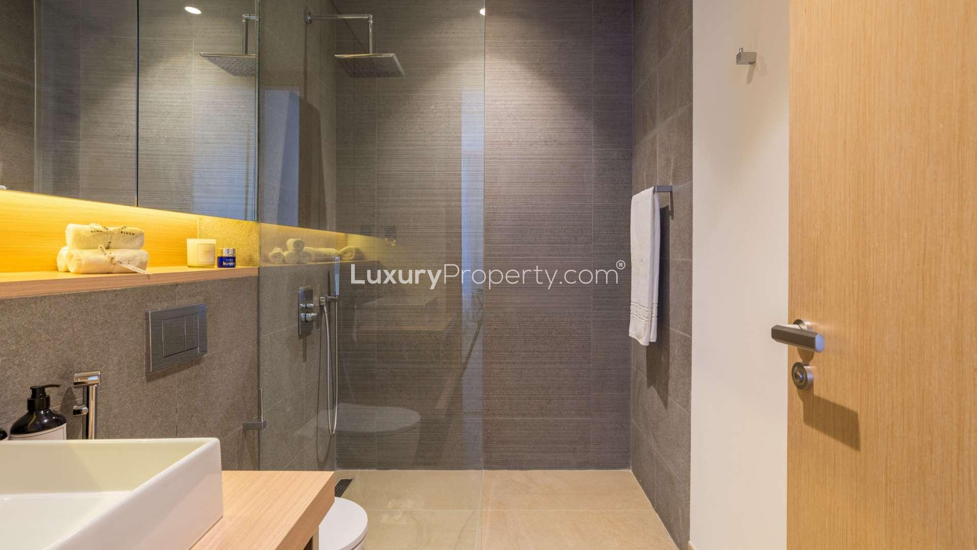 Al Barari The Neighbourhood lush outdoor walkway, perfect for investment in green community