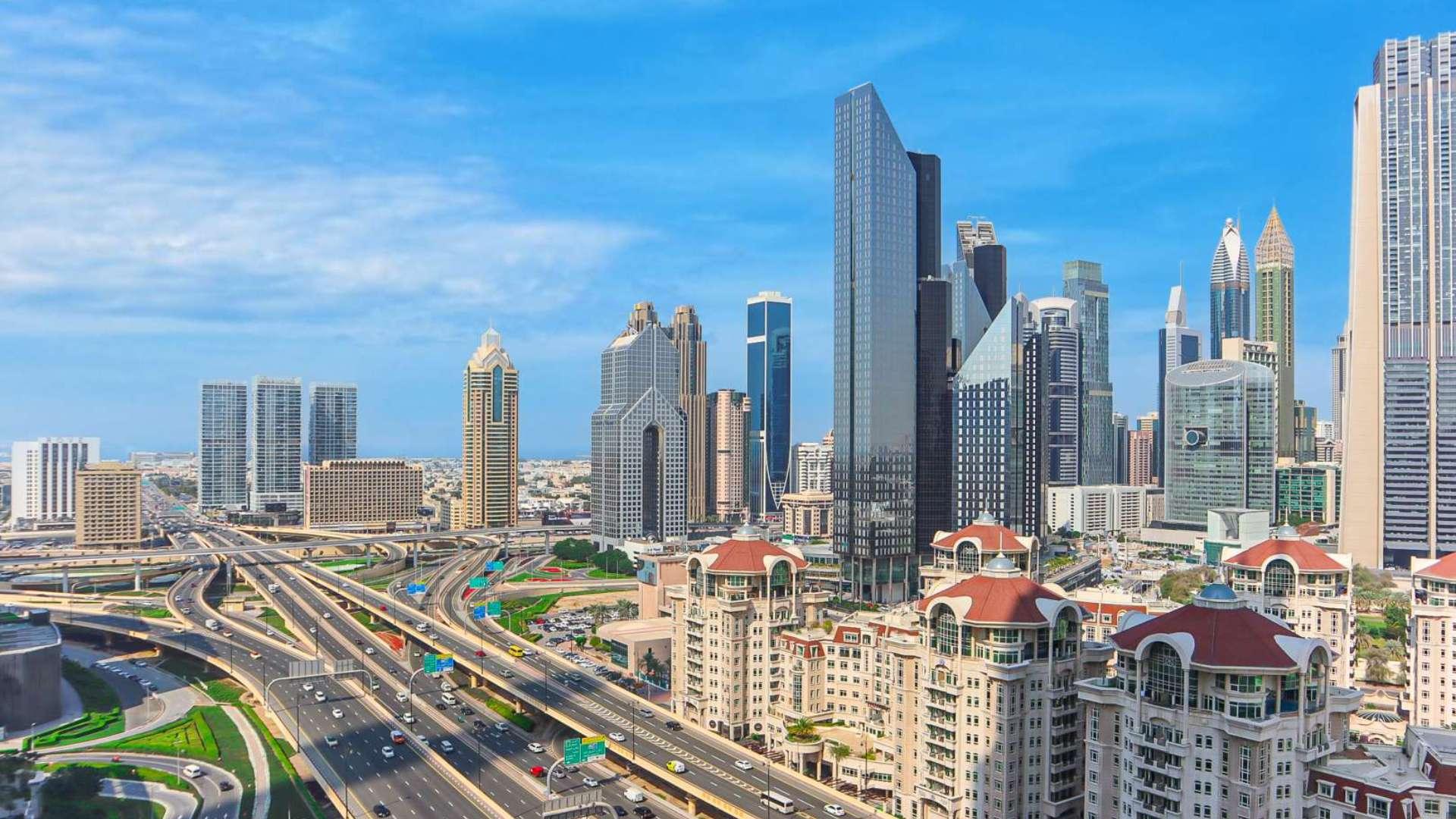 Luxurious studio apartment interior in Address Downtown Hotel, Downtown Dubai, available for rent