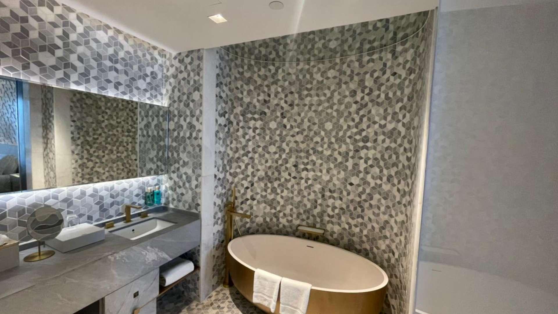 Studio apartment interior at FIVE Palm Jumeirah, featuring modern design and cozy furnishings