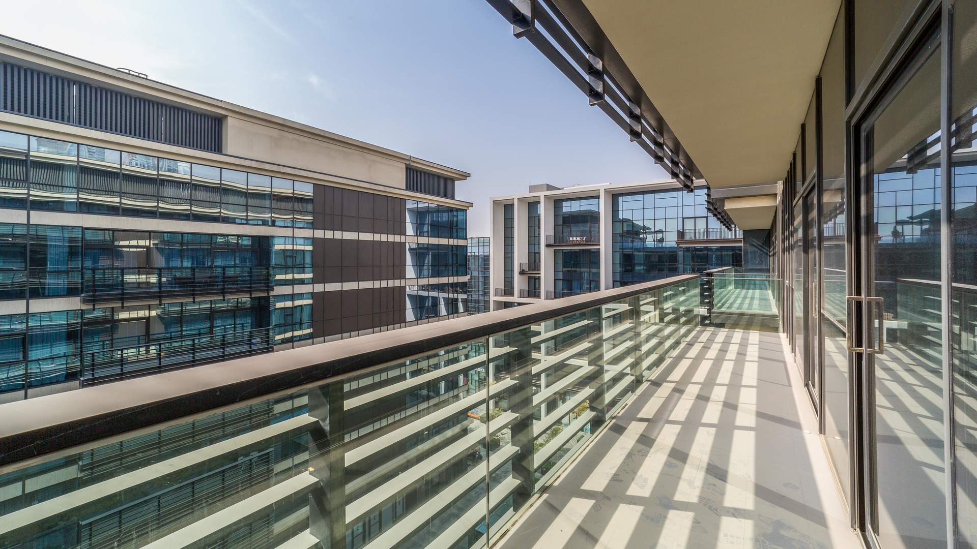 Luxurious bathroom in ultramodern studio apartment at City Walk, Jumeirah by Meraas for sale