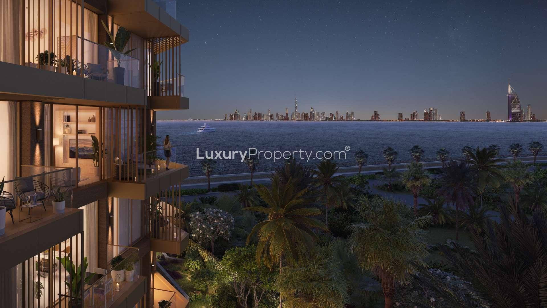 Ellington Beach House studio apartment exterior, Palm Jumeirah, for sale. Luxurious residential property