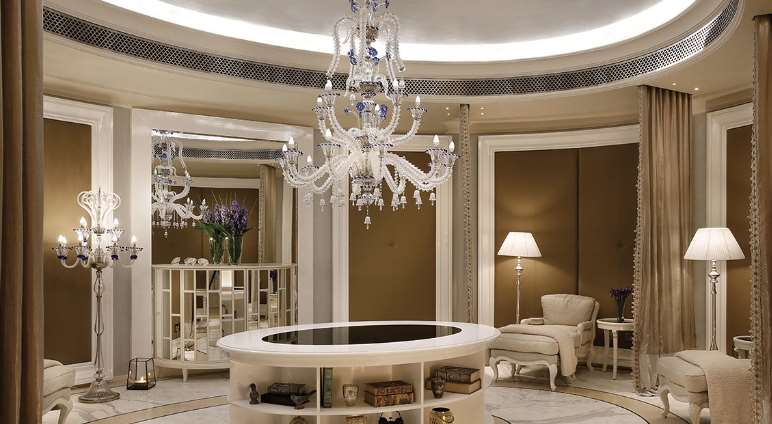 Elegant studio apartment interior in Noora Tower, Al Habtoor City, Business Bay for sale