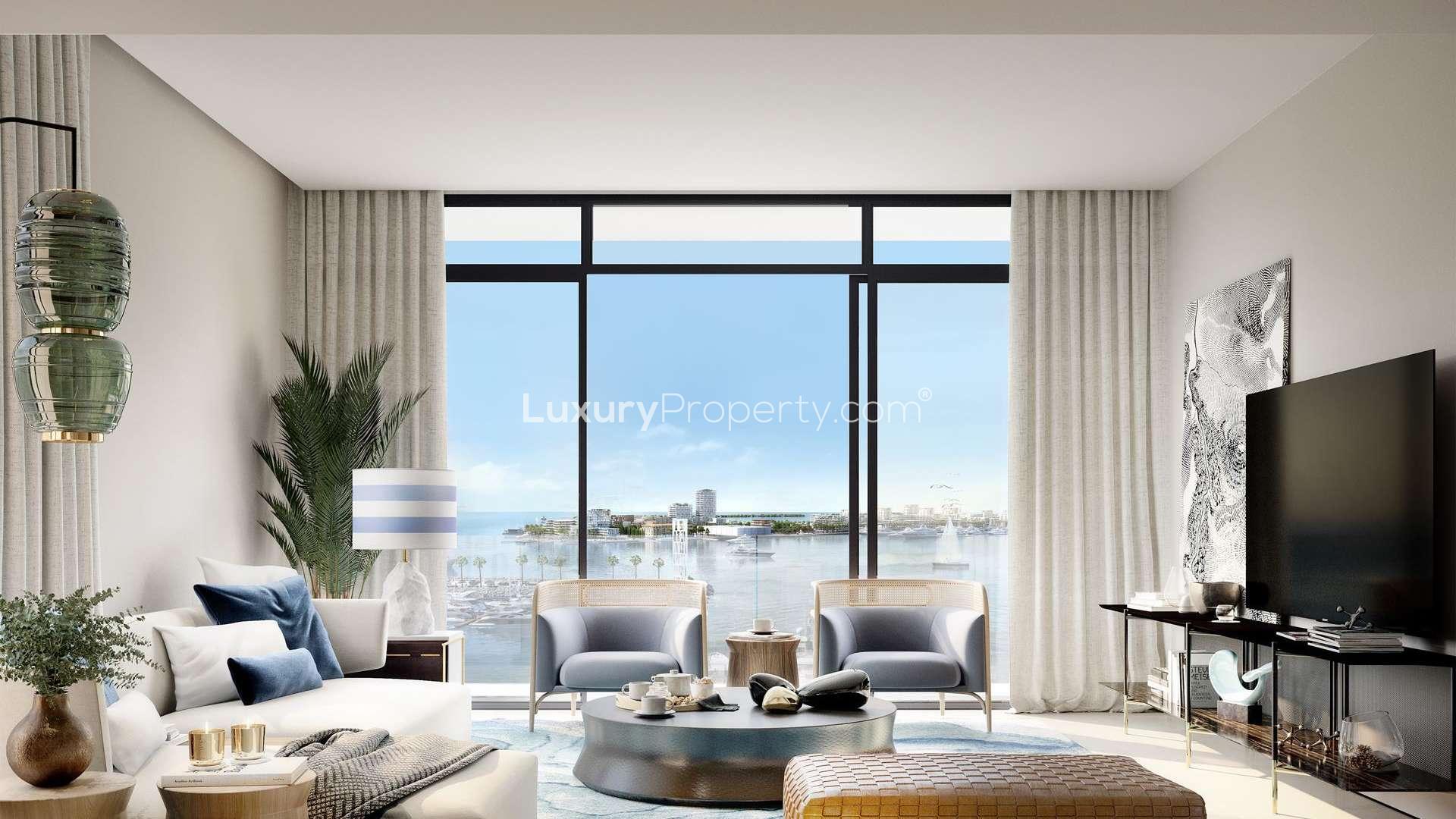 Modern studio apartment in Sirdhana with stunning waterfront views at Mina Rashid for sale