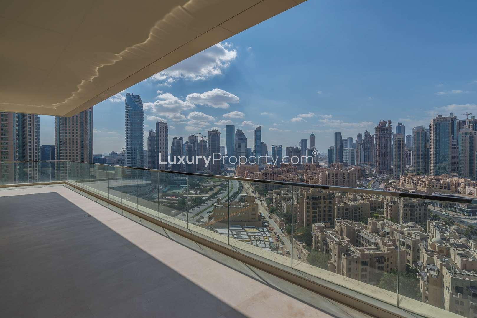 Luxurious lobby at The 118 Downtown penthouses, Mohammad Bin Rashid Boulevard, Dubai