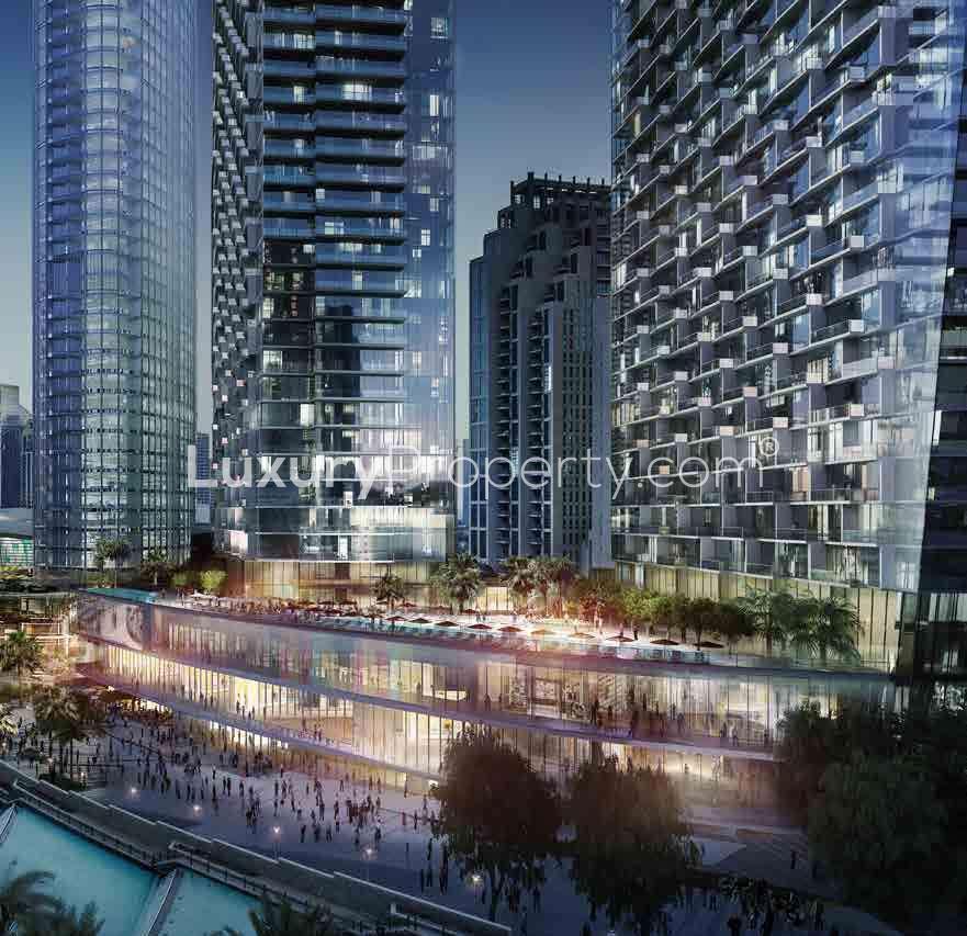 Luxurious lobby at The Address Residences Dubai Opera, Downtown Dubai apartment for sale