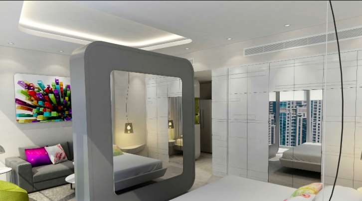 Luxurious studio apartment with stunning city views at The Pad, Business Bay