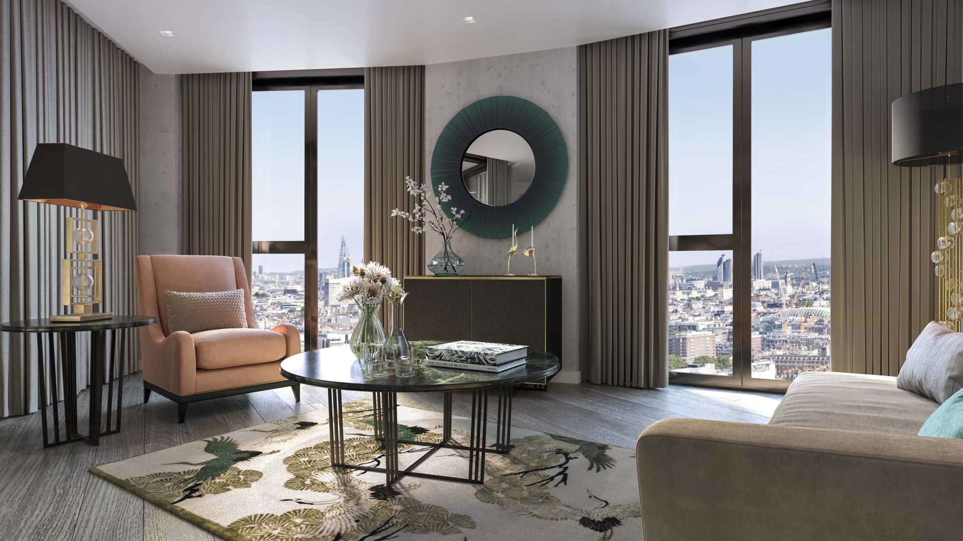 Apartment buildings at West End Gate, Marylebone, London W2, available for sale