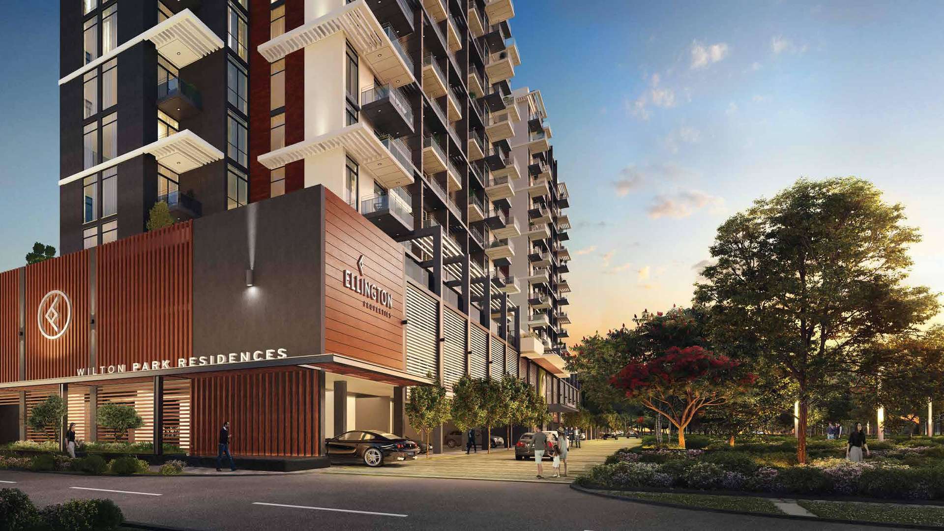 Studio apartment bedroom with city view, Wilton Park Residences, Mohammed Bin Rashid City