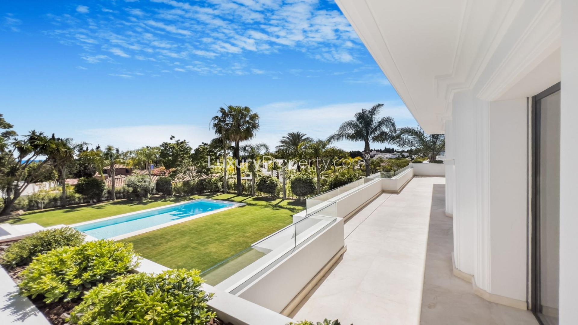 Luxurious 6-bed villa with pool and mountain views in Marbella's Golden Mile