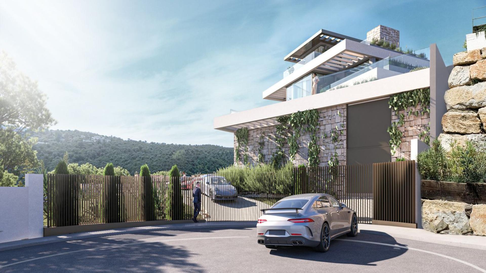 6-bedroom luxury villa in Marbella, Spain with scenic mountain views in Benahavis