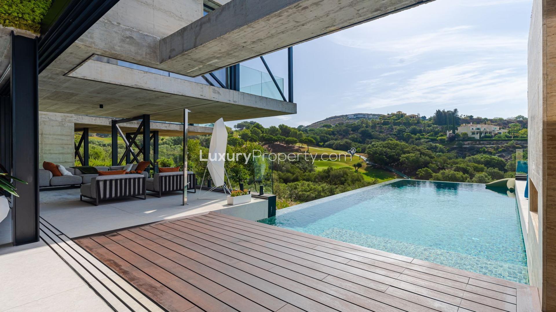 Luxury villa with infinity pool and scenic views in Marbella Club Golf Resort, Benahavis