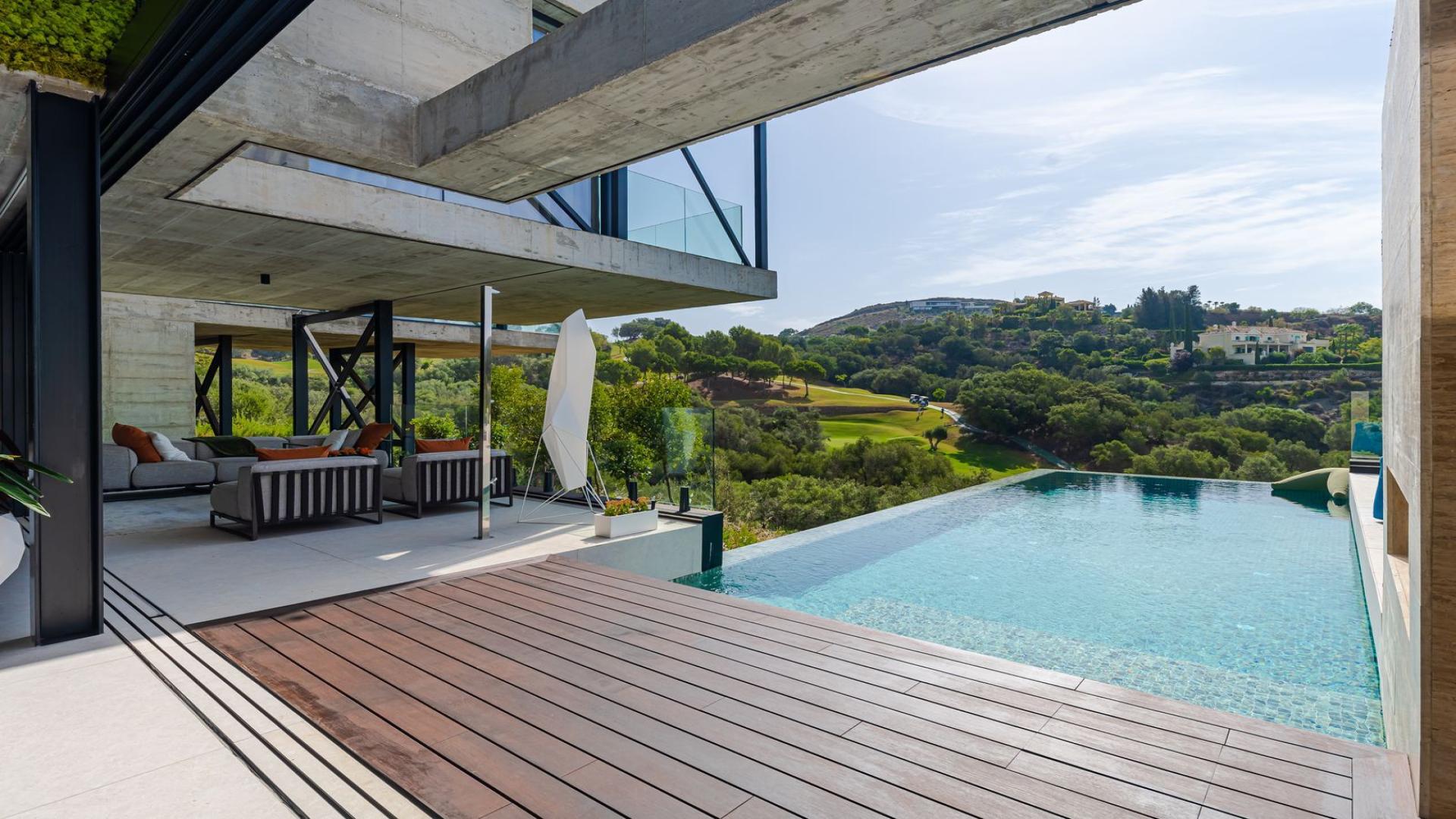 Luxury villa with infinity pool and scenic views in Marbella Club Golf Resort, Benahavis