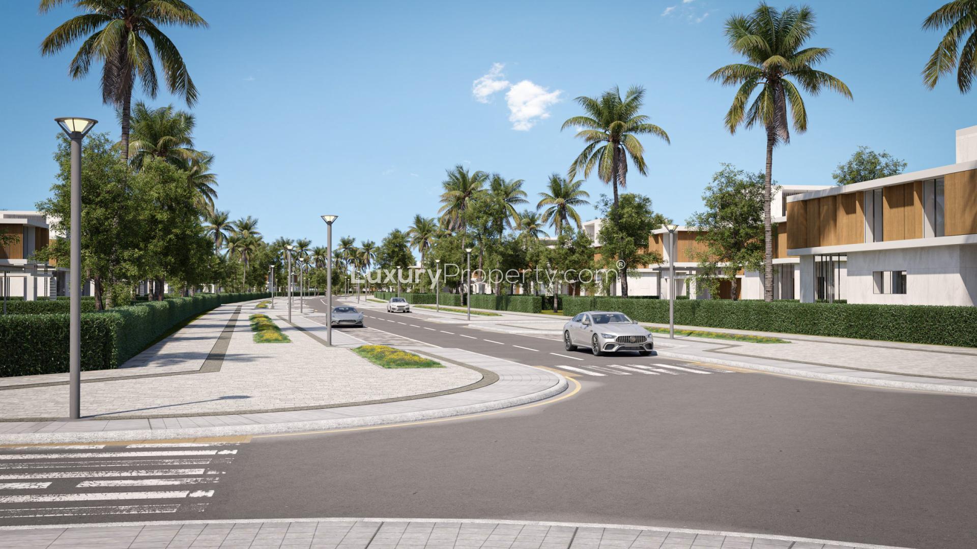 Luxury waterfront land for sale in Arabian Hills Estate, Mansion Plot community